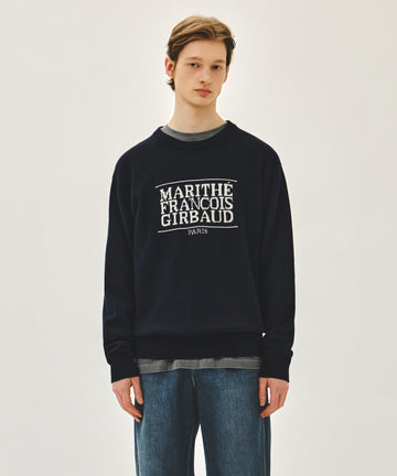 Marithé François Girbaud CLASSIC LOGO KNIT PULLOVER