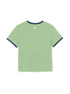 MLB Women's Lettering Slim Semi Crop Linger T-shirts
