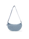 MLB Classic Monogram Denim Vintage Hobo Bag