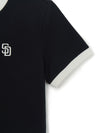 MLB Women's Basic Small Logo Ringer T-Shirts