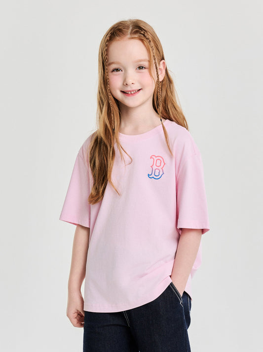MLB Basic Street Gradation Lettering T-shirt