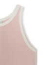 MLB Women's Basic Ringer Crop Sleeveless T-shirt