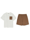 MLB [cool Field] Basic Outdoor Mesh Pocket T-shirt Set