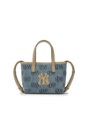 MLB Classic Monogram Denim Embo Mini Cross Bag