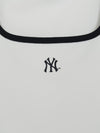 MLB Women's Basic Square Neck Slim Fit T-shirt