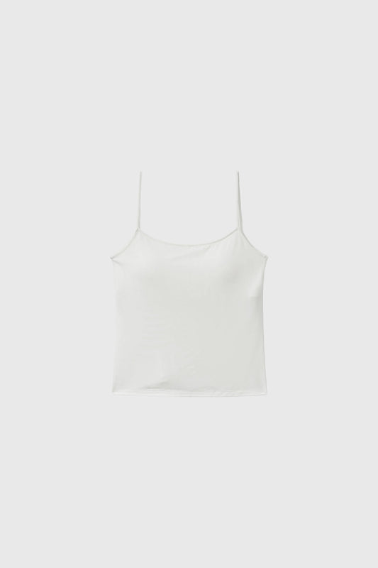General Idea [Rupita Pick] WOMAN Cap-Lined Backless Sleeveless [WHITE]