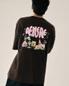 ADLV BUBBLE FONT SPONGEBOB SHORT SLEEVE T-SHIRT
