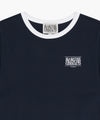 Marithé François Girbaud Kids Small Classic Logo Ringer Tee Light Purple