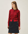 Marithé François Girbaud W STRIPE KNIT CARDIGAN