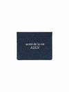 ADLV AC Bear Denim Card Wallet