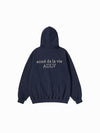 ADLV Border Line Basic Logo Hoodie