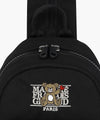 Marithé François Girbaud Kids Bear Classic Logo 2-Way Sling Bag Ivory