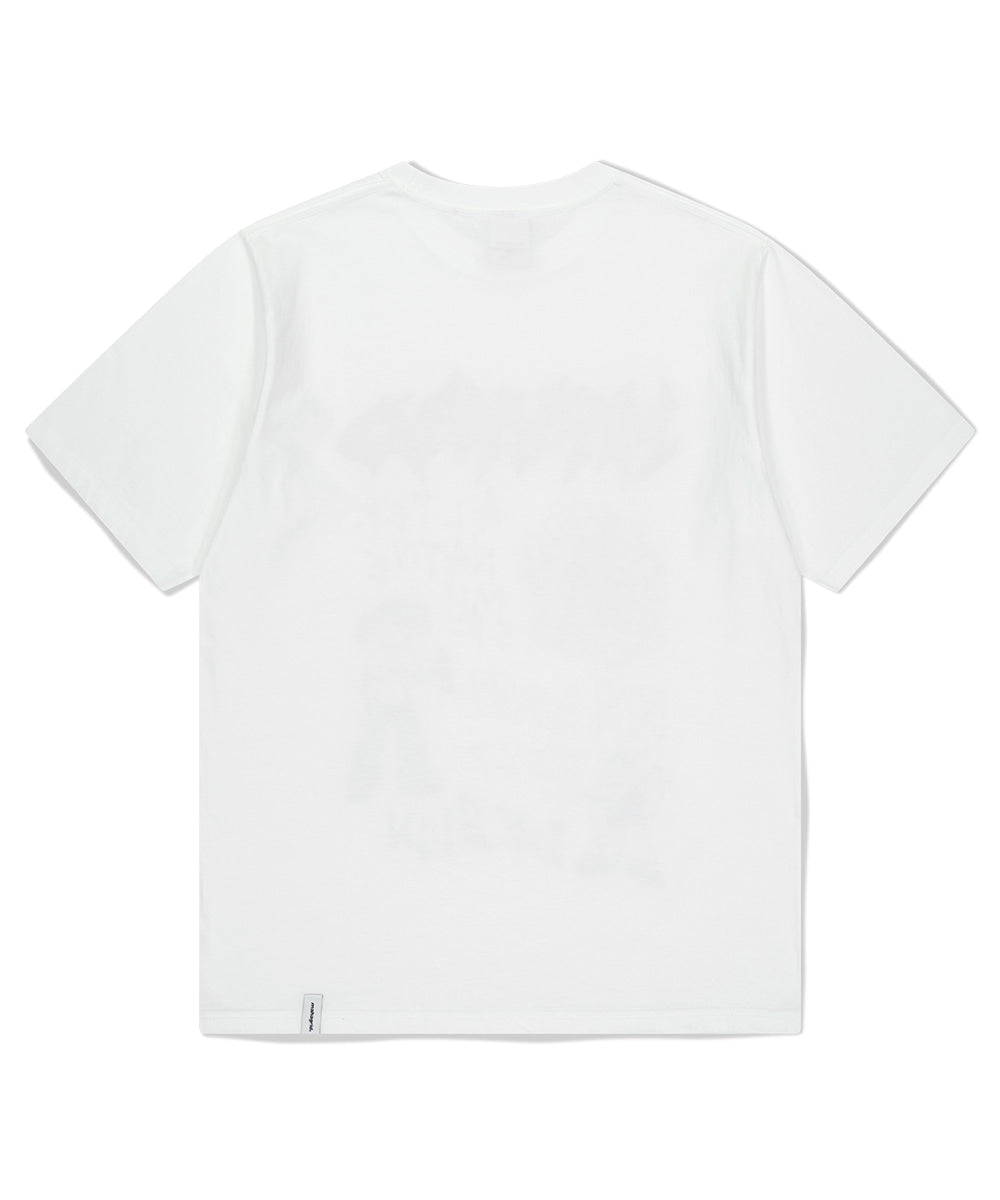 Mahagrid Street Crew Tee White