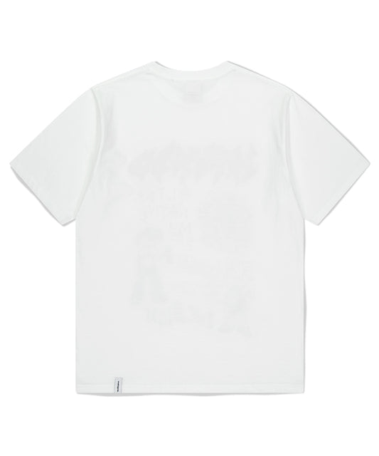 Mahagrid Street Crew Tee White