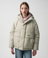 Marithé François Girbaud Over Fit Hooded Duck Down Puffer