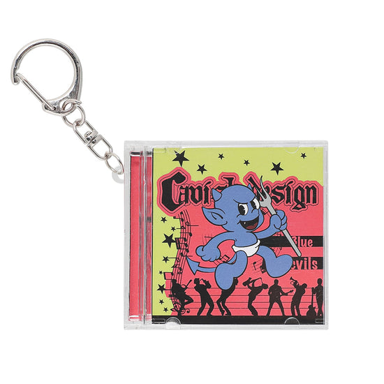 Cavish Compact Disk Keyring [Red]