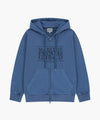 Marithé François Girbaud CLASSIC LOGO DYEING HOODIE ZIPUP