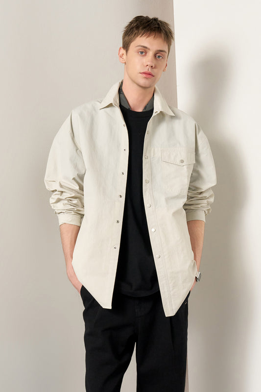 General Idea MAN Nylon Shirt Jacket