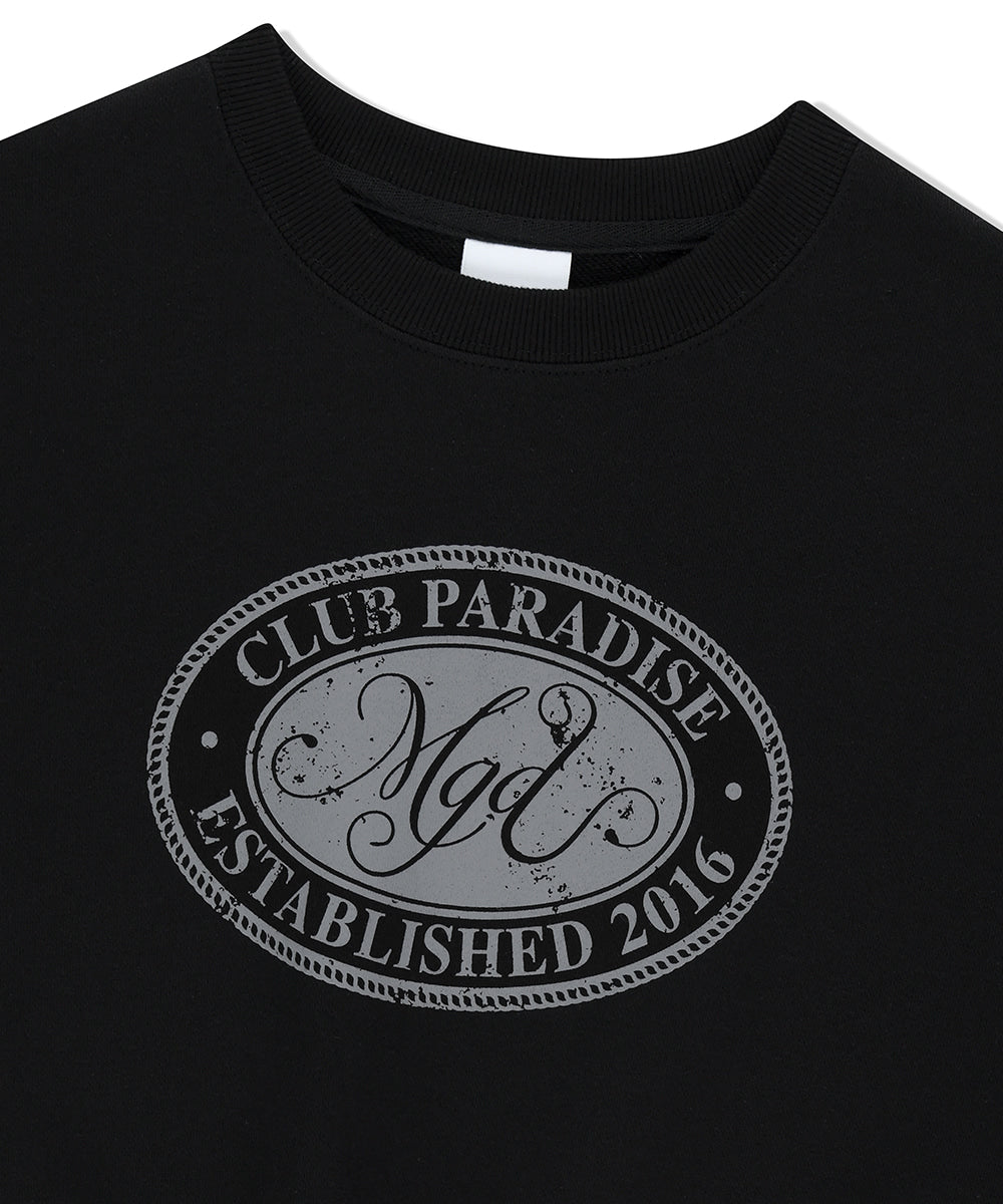 Mahagrid Club Paradise Crop Sweatshirt