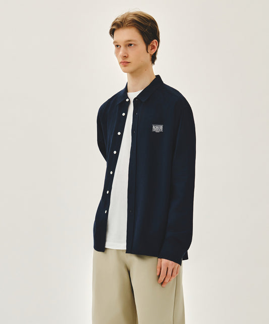 Marithé François Girbaud CLASSIC LOGO LINEN SHIRT