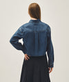 Marithé François Girbaud W CROP DENIM SHIRT
