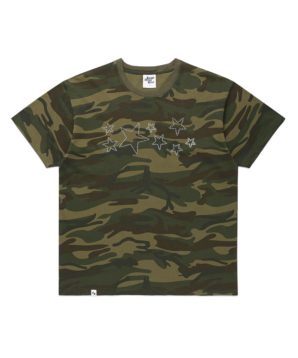 Cavish Star Studded Short Sleeve Tee [Camo]