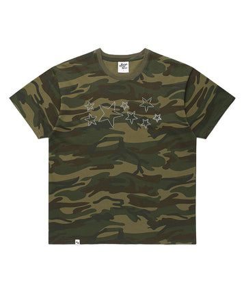Cavish Star Studded Short Sleeve Tee [Camo]