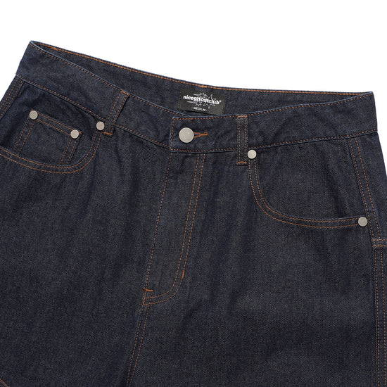 Nice Ghost Club Layered Washed Jeans