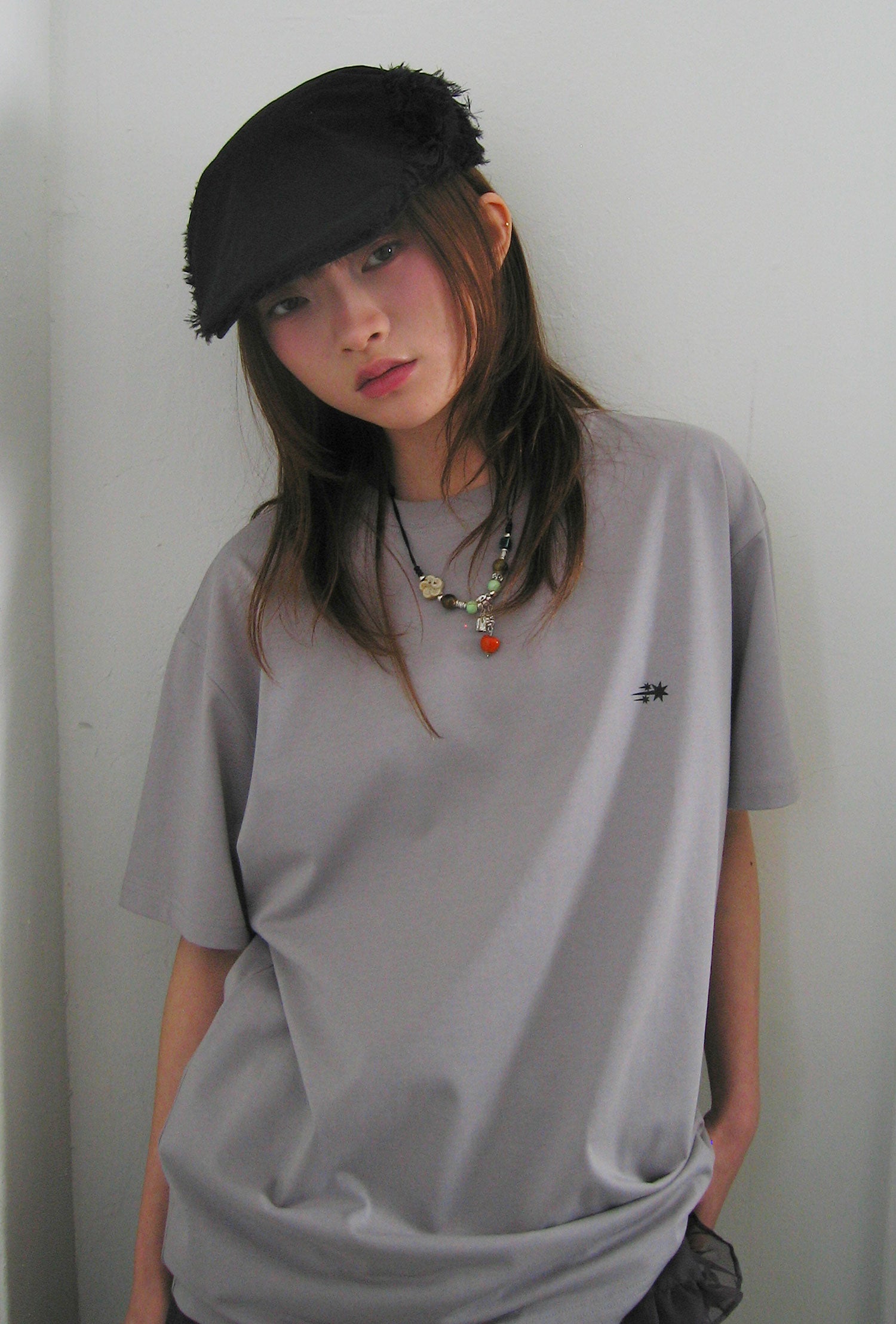 Nice Ghost Club Flower Lace Skull Hunting Cap
