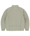 Mahagrid Cover Stitch Nylon Track Jacket [Beige]