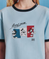Marithé François Girbaud [MARITHE_DISNEY] MICKEY_FRENCH RINGER TEE light heather gray