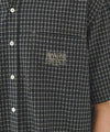 Marithé François Girbaud M CHECK HALF SLEEVE SHIRT