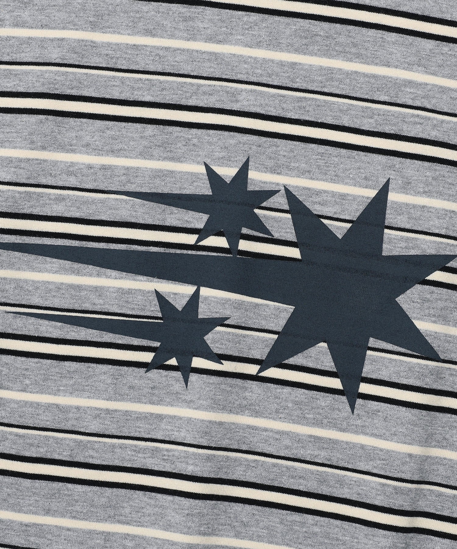 Nice Ghost Club Stripe 3 Star Basic Ringer Tee