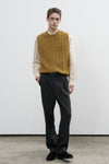 General Idea MAN Double Pleat Suit Trousers [CHARCOAL]