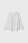 General Idea WOMAN Slit Neck Cape Blouse