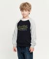 Marithé François Girbaud Kids Vintage Baseball Raglan Sweatshirt Dark Navy