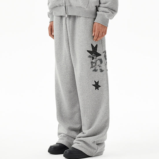Mahagrid Pray Appliqué Sweat Pant Grey