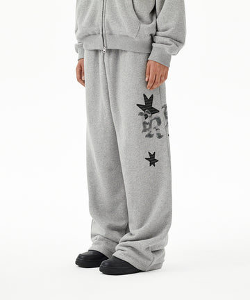 Mahagrid Pray Appliqué Sweat Pant Grey
