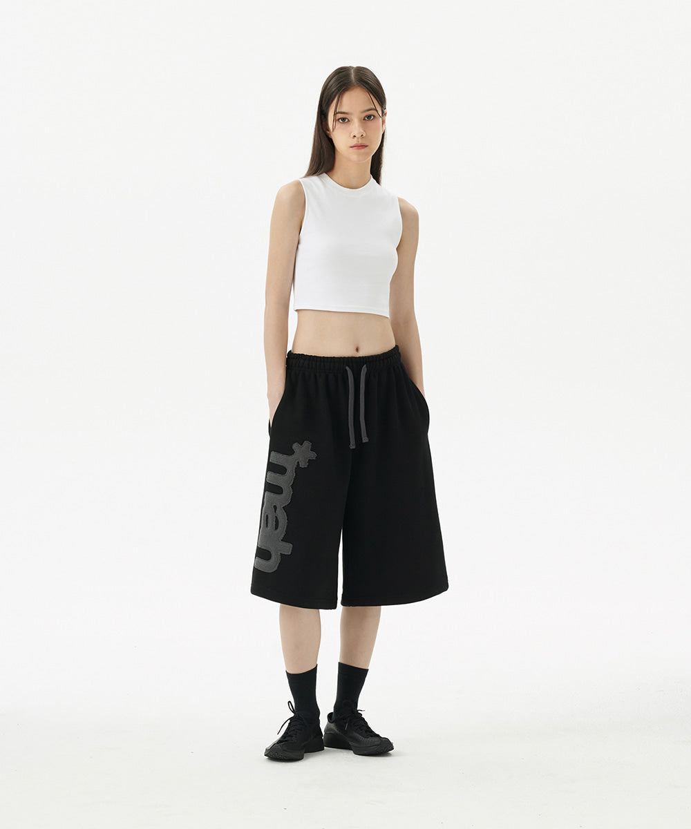 Mahagrid Bermuda Mah Applique Sweatshort