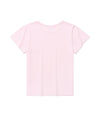 Cavish CAVISH X Reebok W Double Logo Embroidered Short Sleeve Tee [Pink]