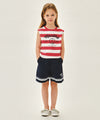 Marithé François Girbaud Kids Marine Stripe Sleeveless