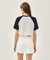 Marithé François Girbaud [REGEN] DOODLE GRAPHIC RAGLAN TEE
