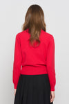 General Idea Woman General Essential Cardigan [Red]