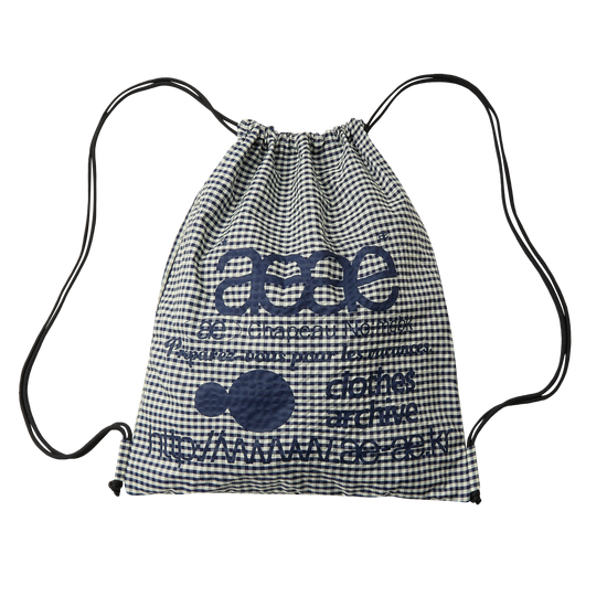 AEAE Web Logo Check Gym Sack