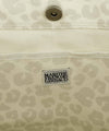 Marithé François Girbaud CLASSIC LOGO PATTERN CANVAS SHOULDER BAG black