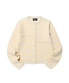 Nice Ghost Club Patchwork Knit Cardigan