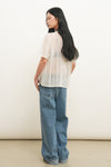 General Idea WOMAN Loose Fit Crochet Lace Half Cardigan