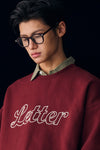 General Idea UNISEX Lettering Fleece Sweatshirt