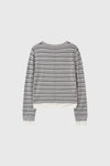 General Idea WOMAN Stripe Layered Pullover