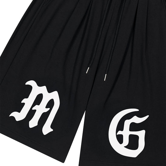 Mahagrid Gothic Three Tuck Sweat Shorts